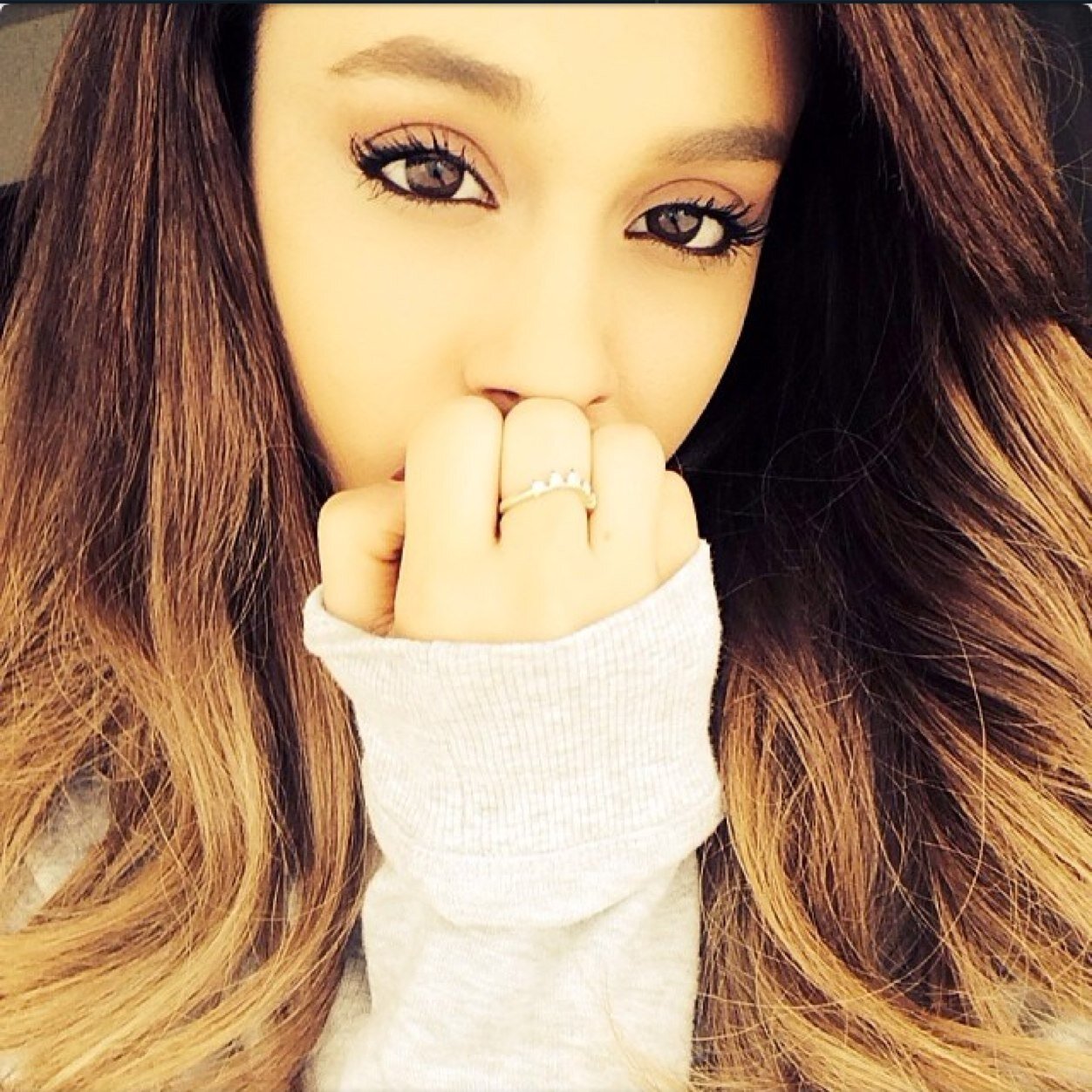 I am not Ariana, I am a huge fan. I love Ariana Grande to death & Would also love for her to notice me.!!! Follow Me, I Follow Back. I Promise :)