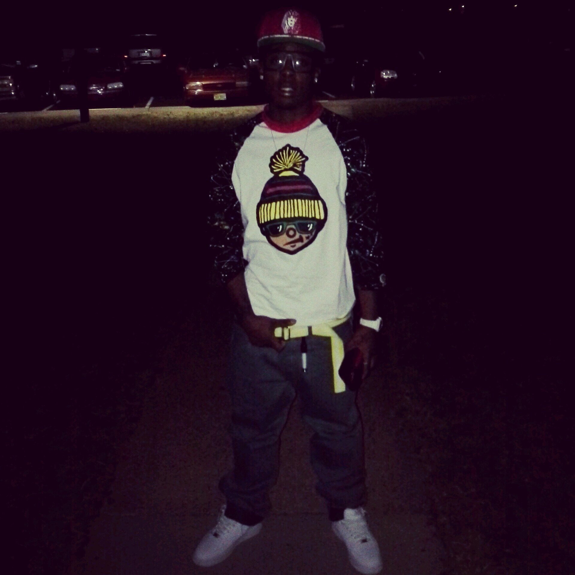 Koolin it, blowing kushy, chilling with my girl, last but not least getting money.