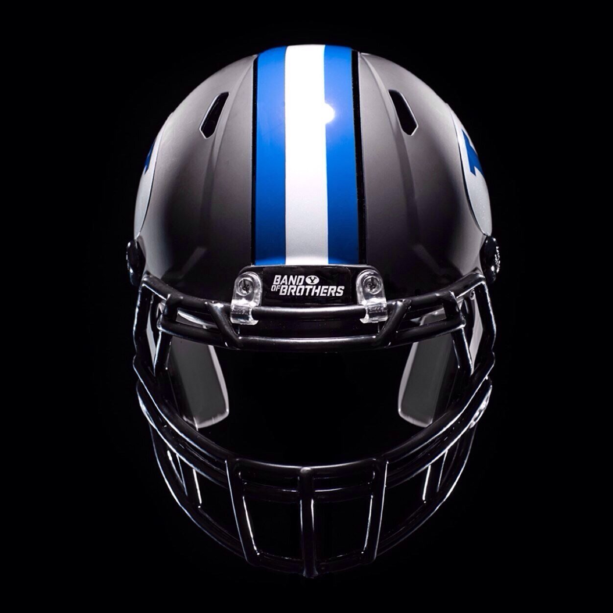 The Best Helmets on Twitter "NIU Blackout Football Helmet with Chrome