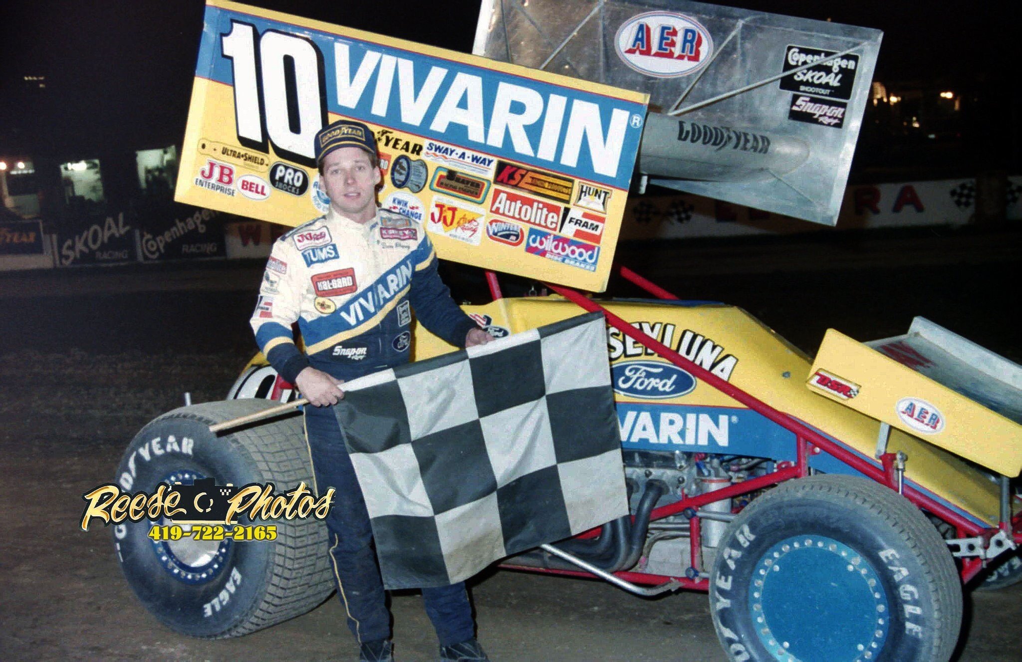 Keepin' up with Dave on both dirt and asphalt!