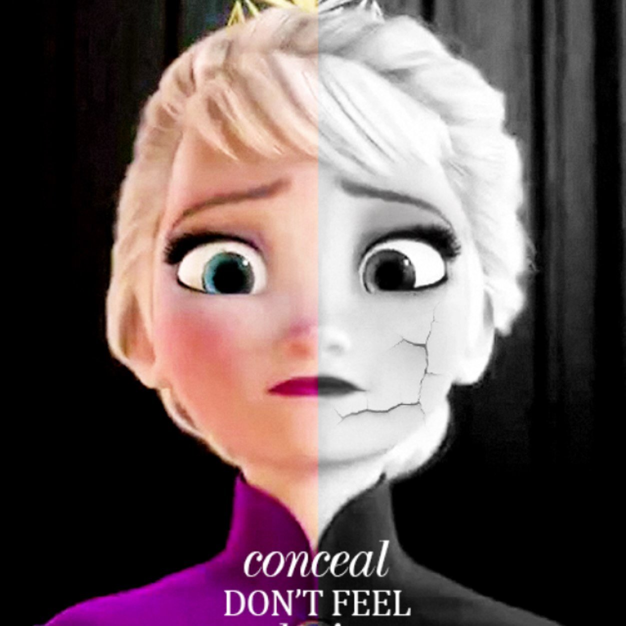 ❄️Conceal. Don't feel. Don't let it show.❄️ I contain the powers of the ice and snow. And I happen to be the Queen.