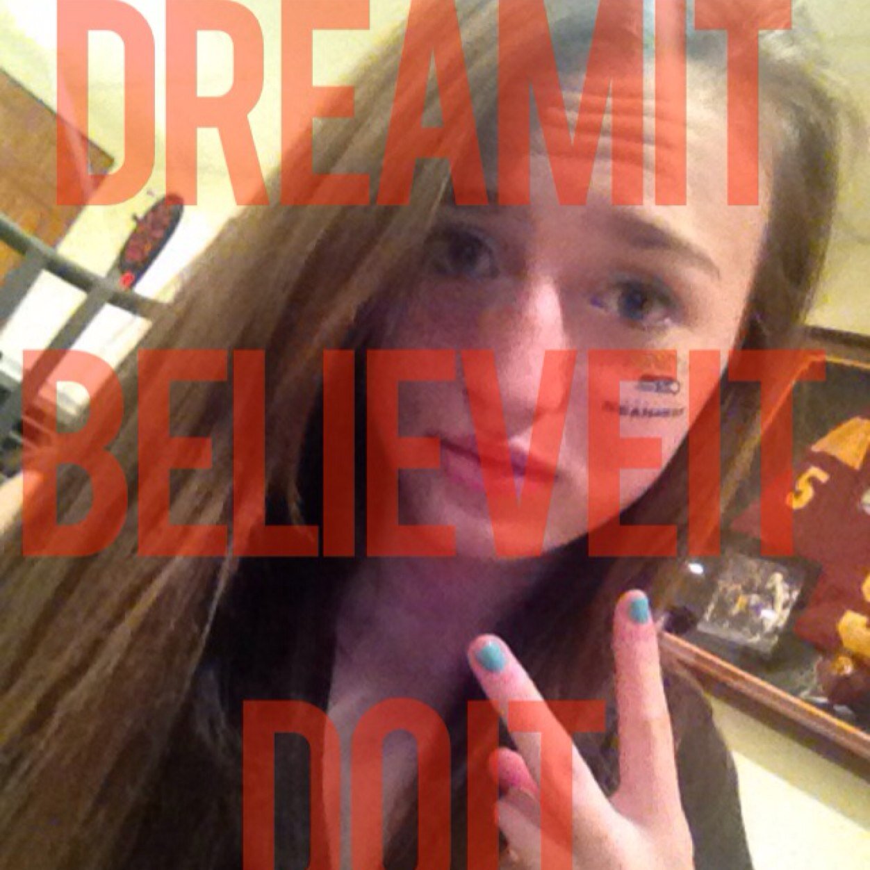 I love my friends and my cheer team.. Base, JV Cheerleader