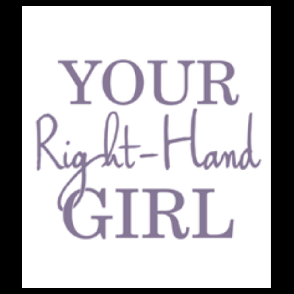 Not enough time in the day? Your Right Hand Girl is a lifestyle management, concierge service that helps keep your life well-organized and running optimally.