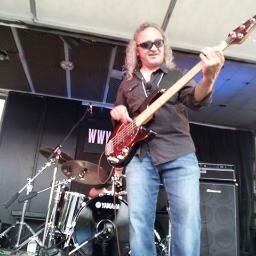 Yes I'm a bass player...My long hair hides my lobotomy scars...