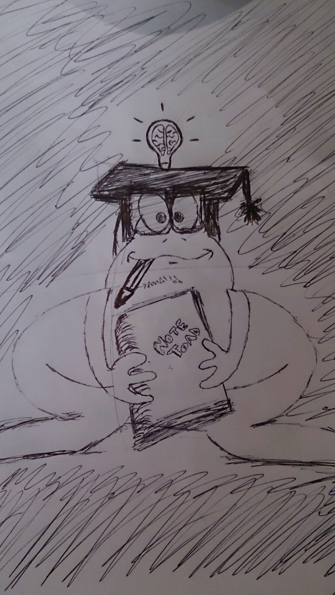 note taker? talk to the toad.