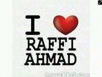 RaffiAhmadFans's profile picture. RAF (4Februari2013) - RA (17Februari1987) Kami RAFFIAH dimana pun dan sampai kapan pun akan selalu mendukung ♥RAFFI AHMAD♥ #SupportRaffiAhmad☺