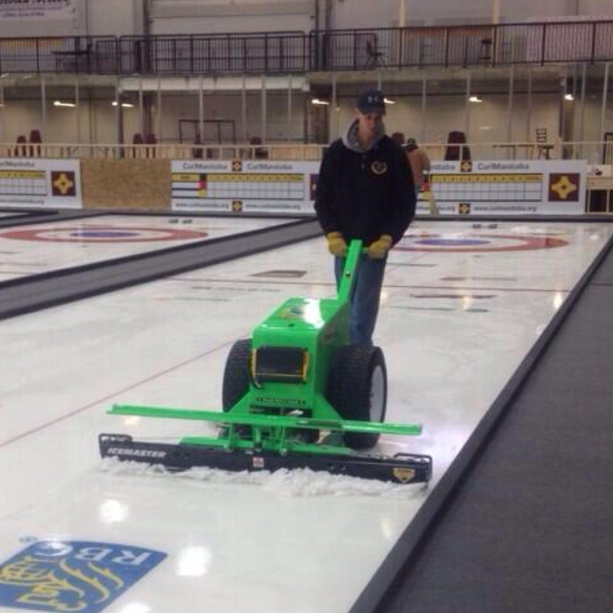 Head Ice Technician for the Brandon Curling Club