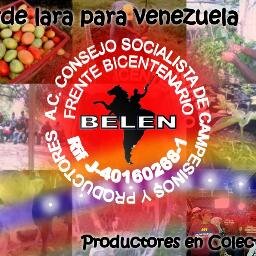 Frente de Campesinos Belen resteaos por nuestra revolucion RADICALMENTE CHAVIISTAS Edo Lara, Venezuela
consejodeproductoresbelen@gmail.com
