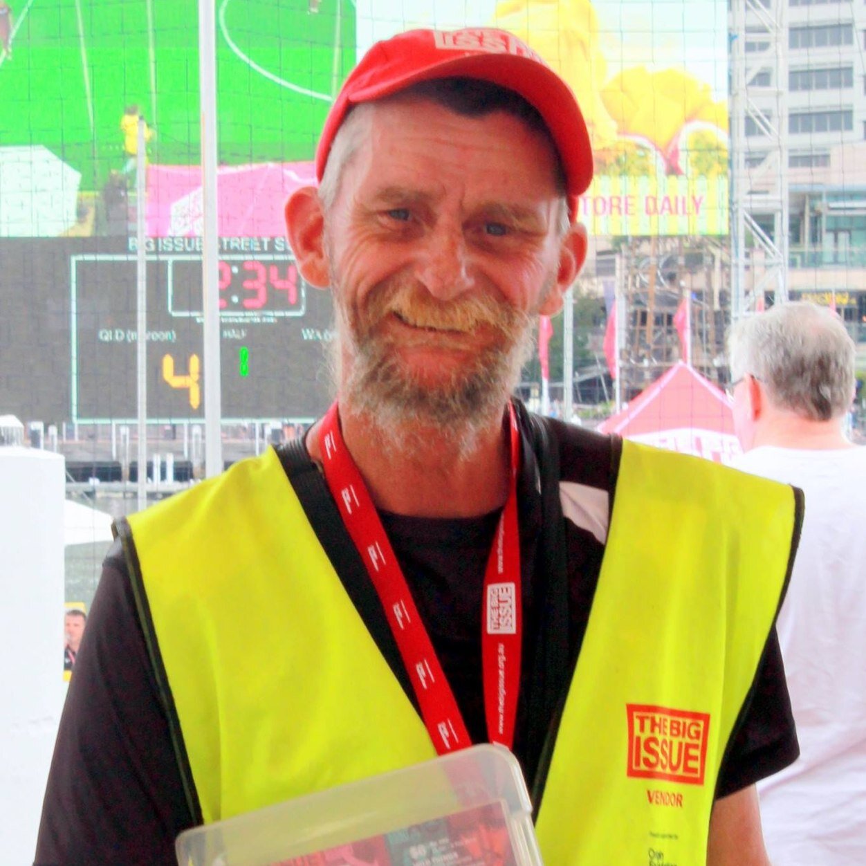 BIG ISSUE VENDOR LIVING IN SYDNEY