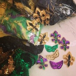 I am in LOVE with Mardi Gras and Carnival season! These are my creations to show off at the party, parade, or ball!!