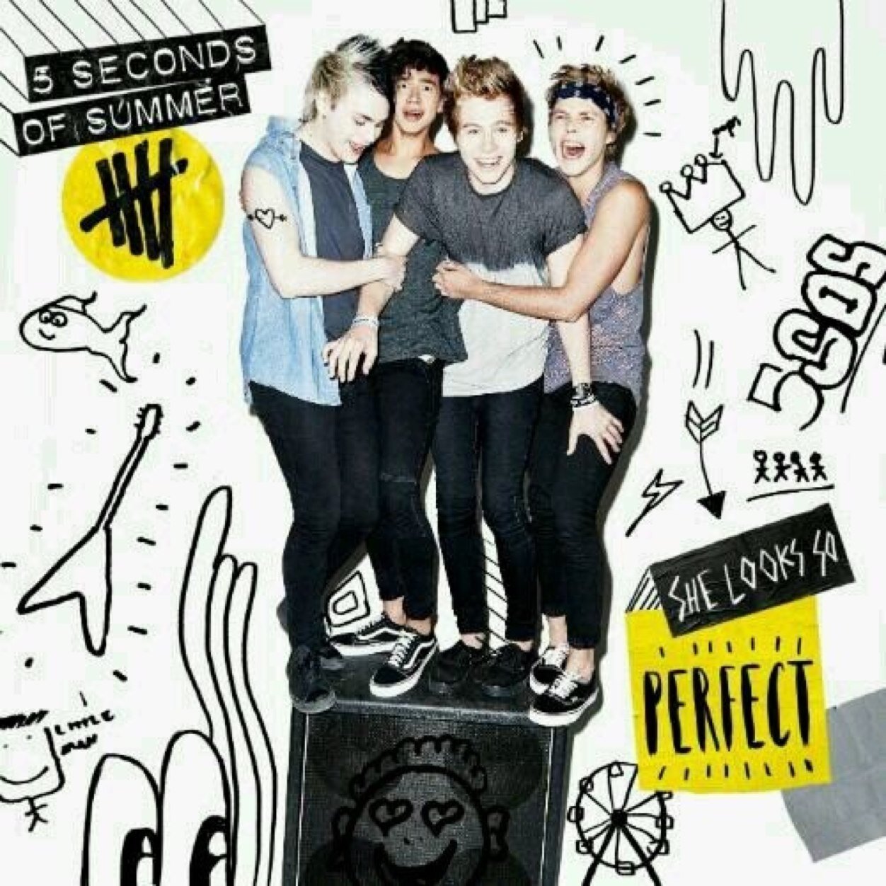 {17} You could say im in love with 4 goofballs ! ;) I dont ever act my age ! #SHELOOKSSOPERFECT !! Band/4 on my main account