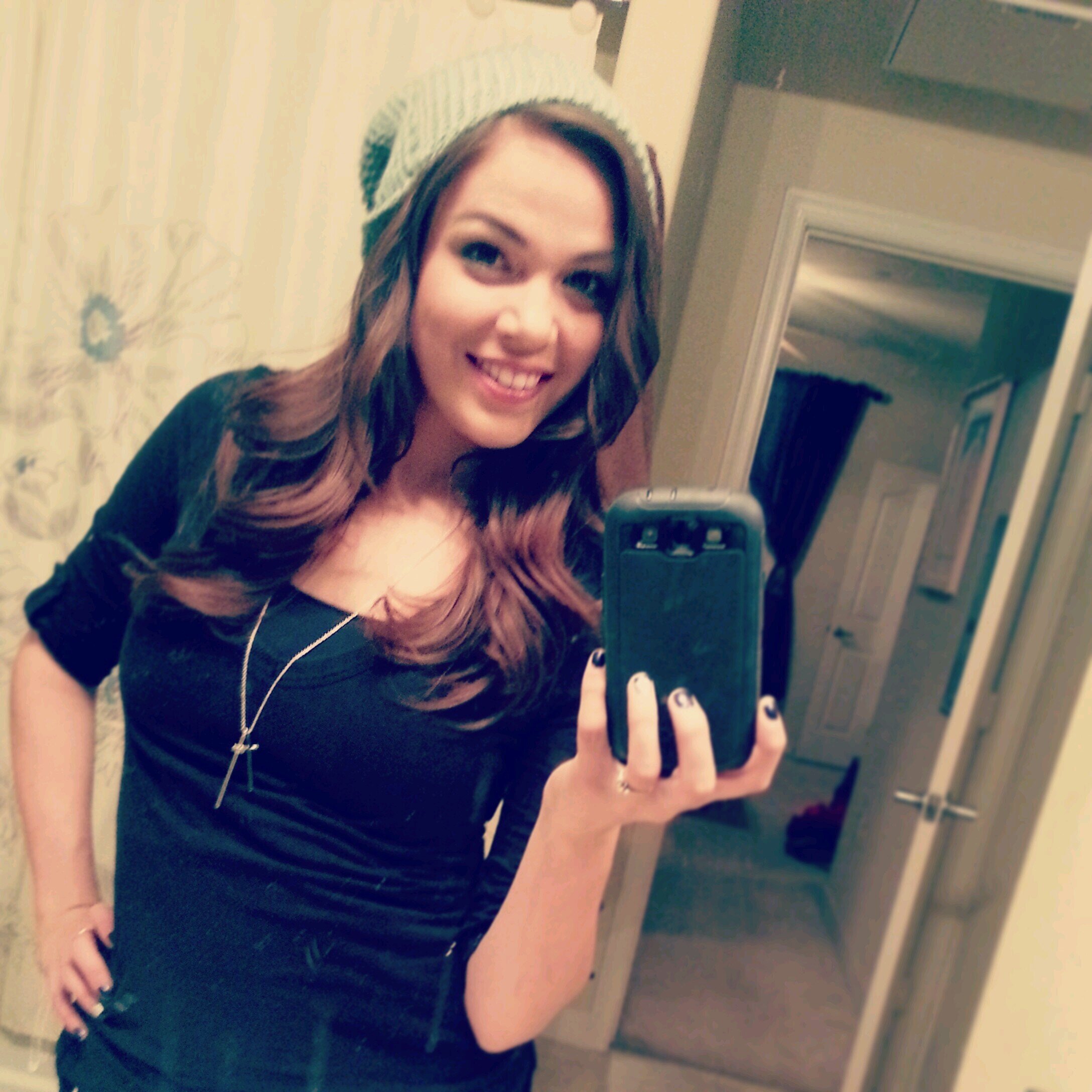 tryin to keep that smile on