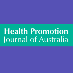 The Health Promotion Journal of Australia is the official publication of the Australian Health Promotion Association @AHPA_AU