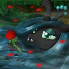 I will one day succeed in ruling Equestria. Queen of Changelings.