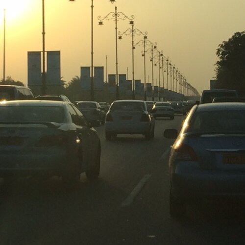 اخبار الازدحام المروري  في شوارع مسقط ، عمان 
Traffic updates Muscat, Oman