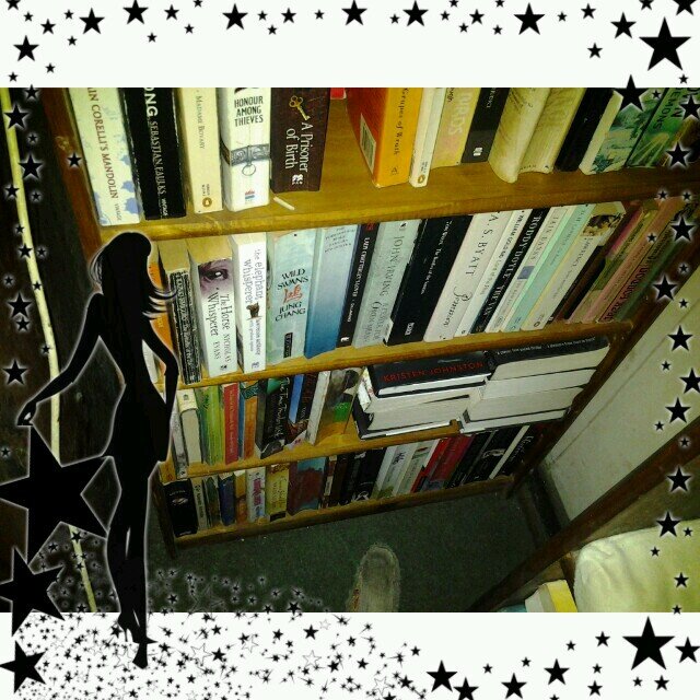 collecting books in.