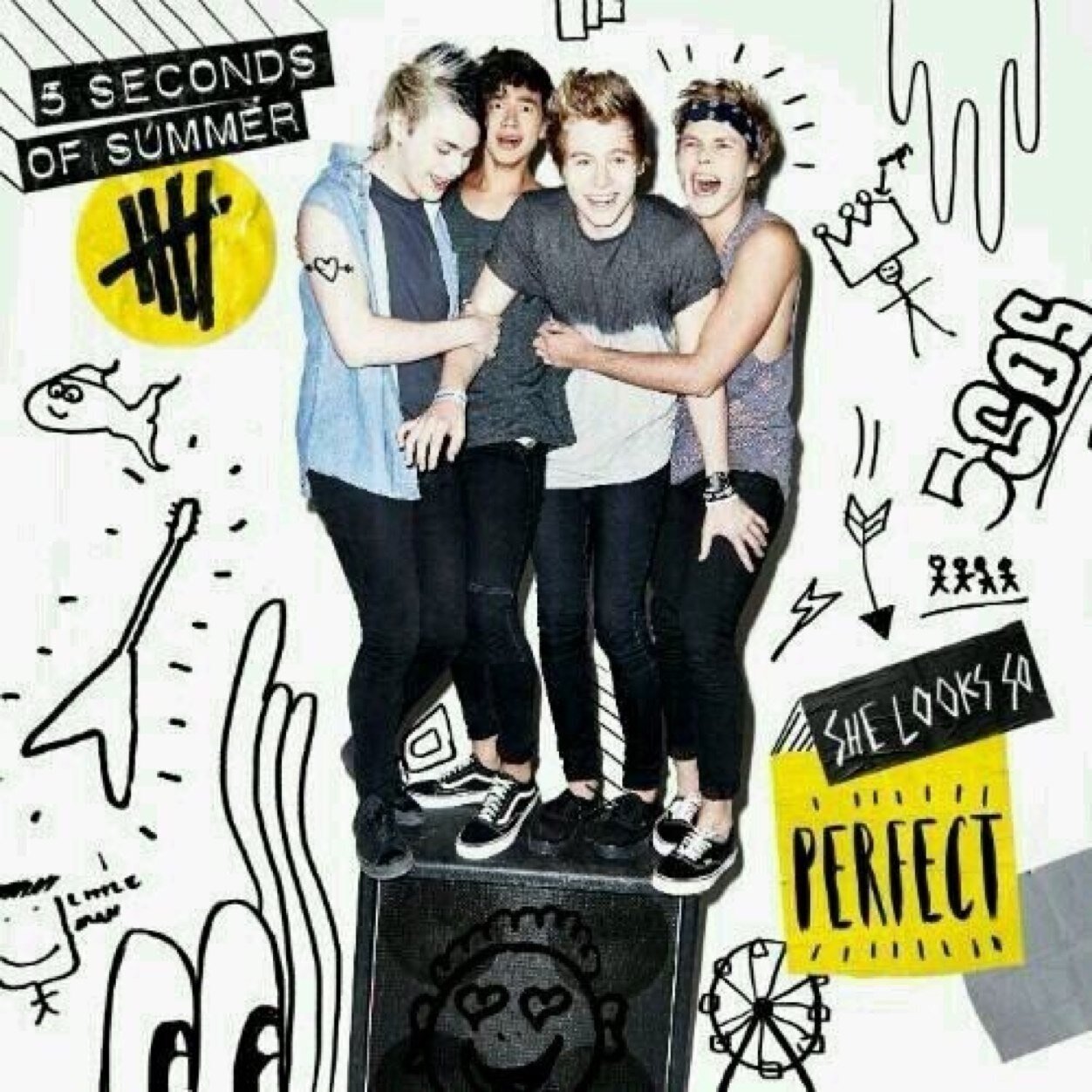 Just two girls from perth who support the 5sos boys :3 #GITB