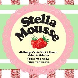 Jl. Bunga Cente No.57 Cipete, Jaksel.
Tersedia juga: Gratin Potato & Fruit Yoghurt.
Pemesanan:
Tel: 0217509814 & 085310022220
Facebook Group: Stella Mousse