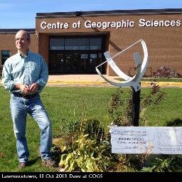 GIS Faculty, Centre of Geographic Sciences (COGS); Fellow, Royal Canadian Geographical Society; co-Director, Esri Canada Centre of Excellence (COGS). My tweets