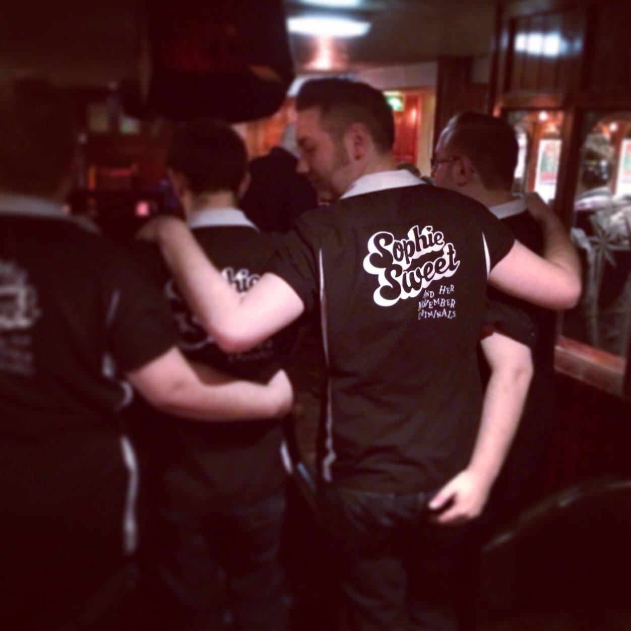 I'm Sophie Sweet here with my November Criminals. We are a new band based in the Leeds, Yorkshire area. We play a rhythmic mix of Country, Blues, Rock and Pop.