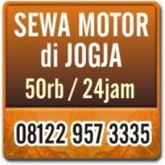 Rental Motor Jogja | Free Delivery | 06.00 - 24.00 | Stock lebih dari 50 unit | Hub: 081229573335 / 087830806168