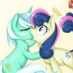 Hey! I`m Lyra and Bon Bon is here too! 
(( R34 account)) Lyra and Bon Bon are single.