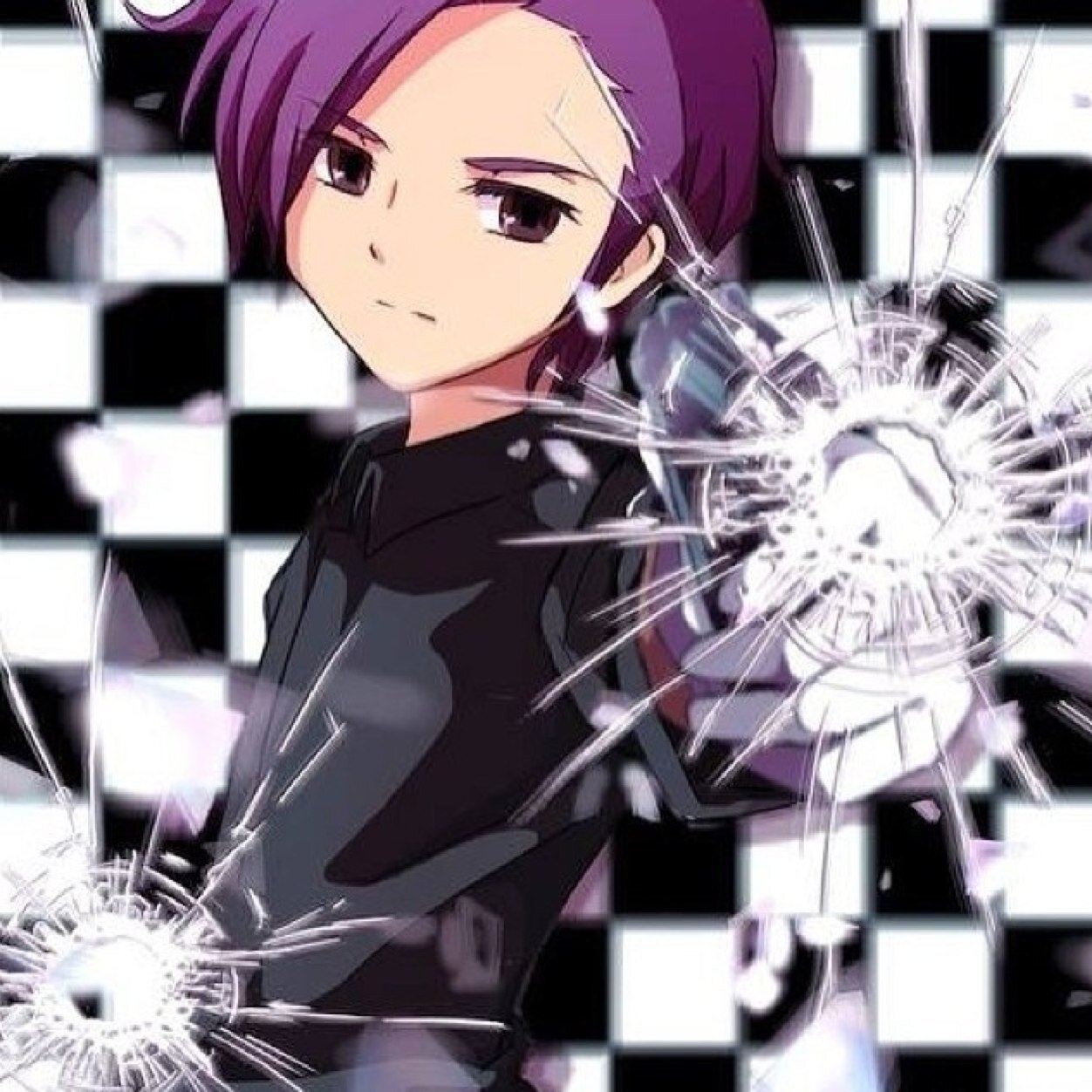 Inazuma 11: Axel Blaze ( Shuuya Gouenji) Mark kruger, Eric Eagle (Ichinose Kazuya) Inazuma 11 Go: Tsurugi, Shindou, Fey, Tenma Taiyou 
Tweets: Esp/Eng