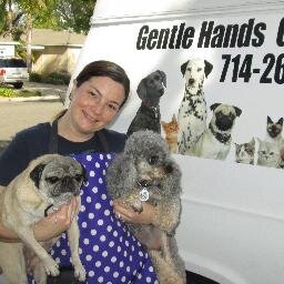 Gentle Hands Mobile Grooming is a full service mobile pet spa serving many areas of Orange County.  We have over 10 years of professional grooming experience.