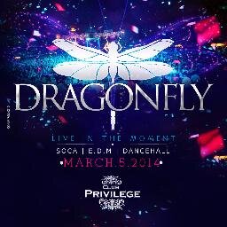 DRAGONFLY
Live In The Moment
Soca | E.D.M | Dancehall

March 5th
ASH WEDNESDAY
Club Privilege