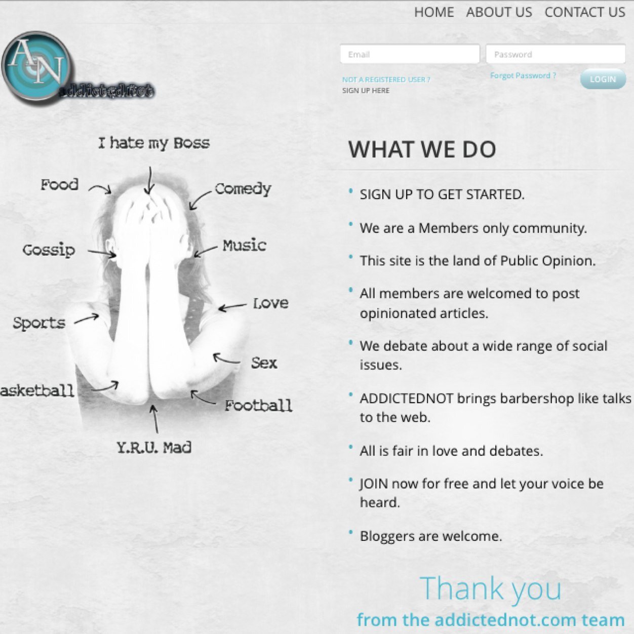 http://t.co/Y5wYzQBoux; JOIN NOW!! The NEW ERA of social networking. A place where you can voice your opinions, thoughts, and experiences in a nee exciting way