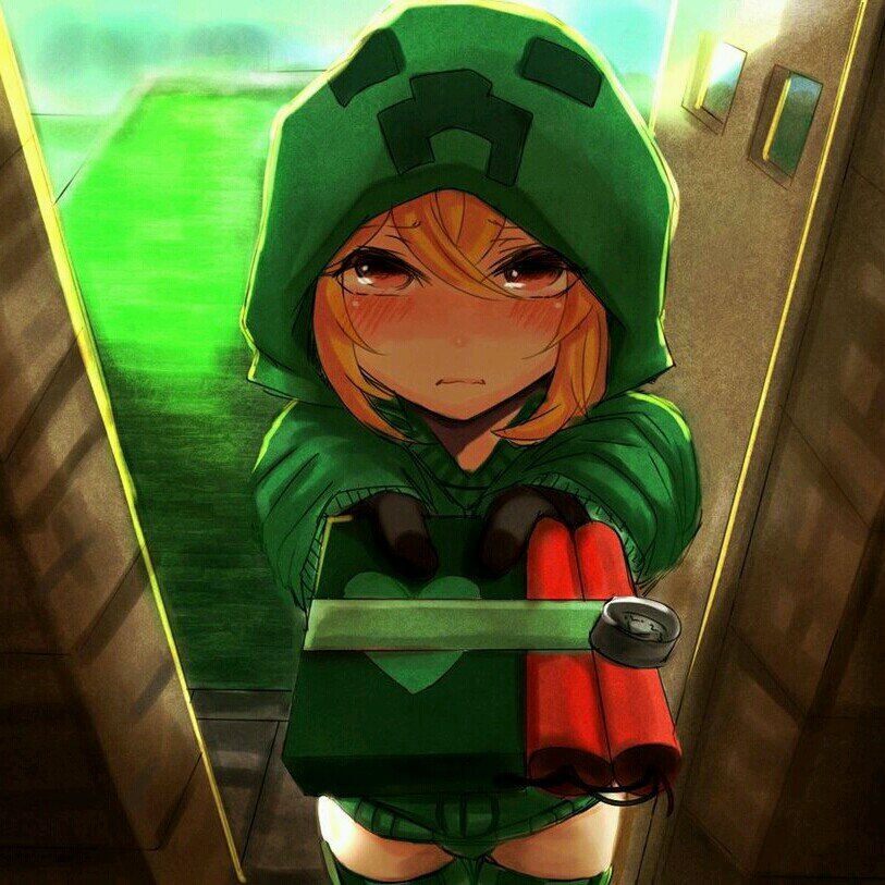 hello Im luna but if you want you can call me creeper Im nice to everybody but if you make me mad run Im a creeper im also a vampire