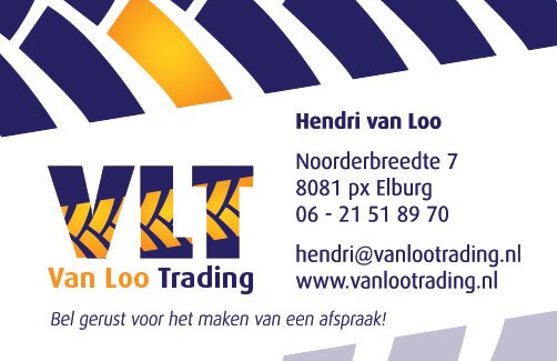 Van Loo Trading Het adres voor al Uw nieuwe en gebruikte machines , tractoren ,grondverzet machines en aanverwanten.