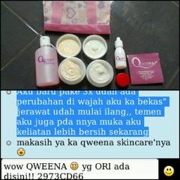 ♥ DIST. Qweena skincare , i'm qween & aura glow ♥ fast respon ✉085770950002 / pin:2973CD66