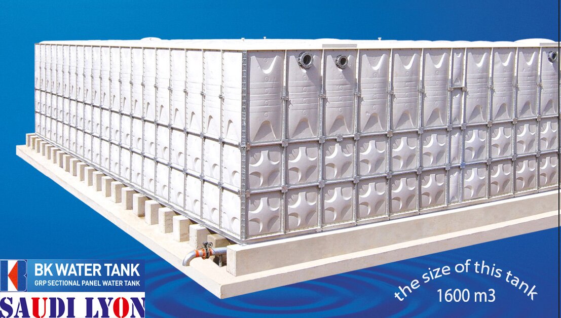 GRP SECTIONAL PANEL WATER TANK