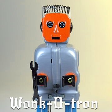 Political robot of logical doom. Doom I say! www.wonkotron.com -- Political HUMOR, lighten up, America!