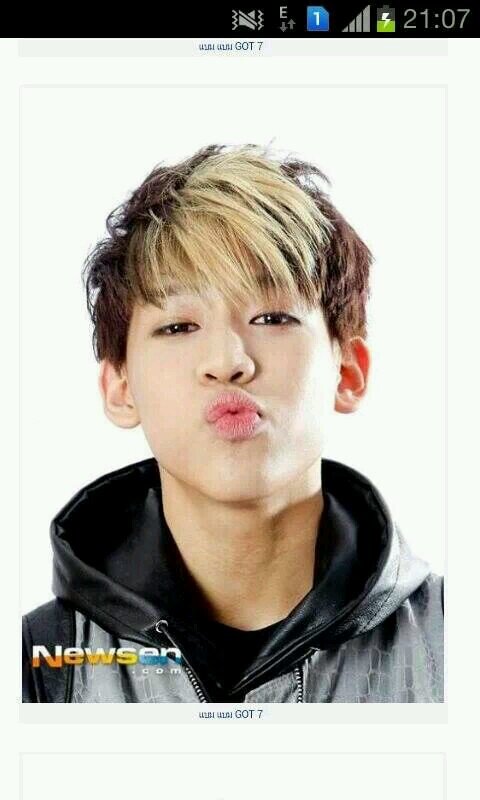 อันยองครับผม BAM'BAMแห่งวง GOT7น่ะครับมาคุยกับผมได้ผมไม่กัดหลอกน้า .โดดจุ๊บแก้ม.