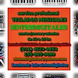 sintesdigitales's profile picture. Service PROFESIONAL de teclados musicales NO TE DEJES ENGAÑAR !!