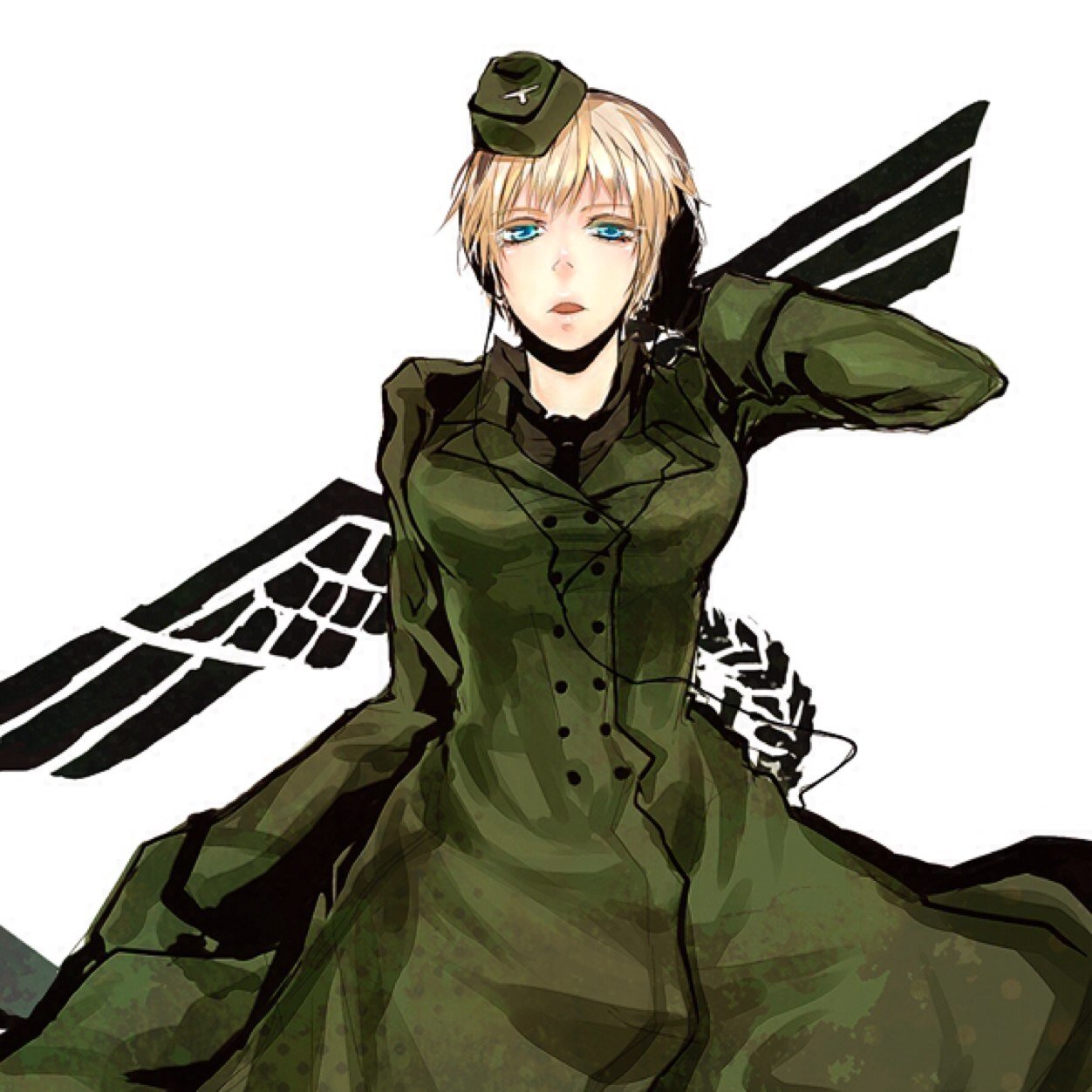 Hallo. My name is Louise, Or Germany, Whatever you prefer...I am 1/3 of the Axis Powers...You can usually find me training ((Fem! Germany RP Account.))