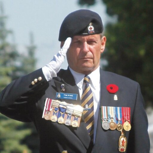 Tom Irvine is a Canadian Forces Veteran and The Immediate Past Dominion President of the Royal Canadian Legion.