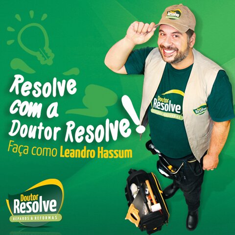 Doutor Resolve - Reparos e Reformas
Doutor Resolve - Serviço de Diaristas

Unidade: Turu - São Luís - Ma