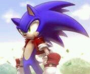 Hey! My names Sonic and I'm the fastest thing alive. No one can't beat me in a race. I'm also known as the blue blur.