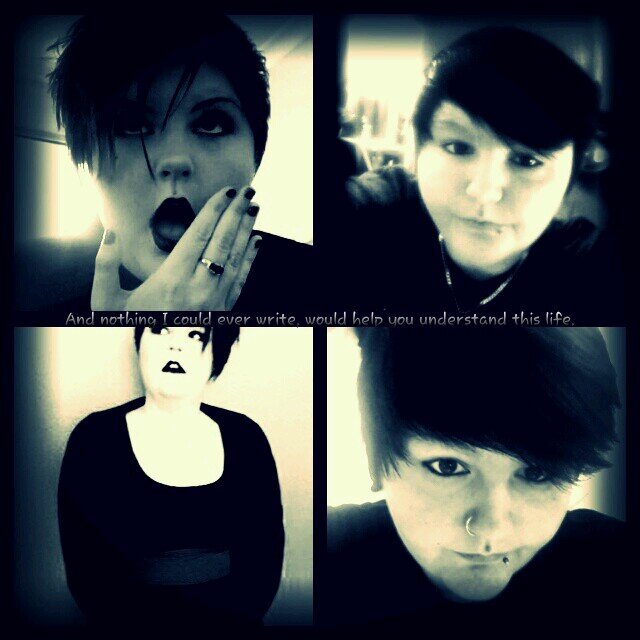 I'm 17, Bi Female and In A Relationship, I'm a goth/emo my favorite band is Motionless In White