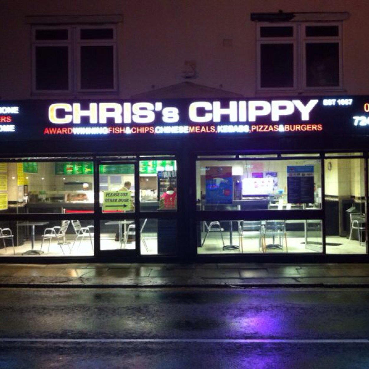 Award winning chip shop on Rose Lane Mossley Hill telephone orders welcome 
        01517242094