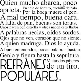 Refranes y dichos para que te diviertas a diario¡¡