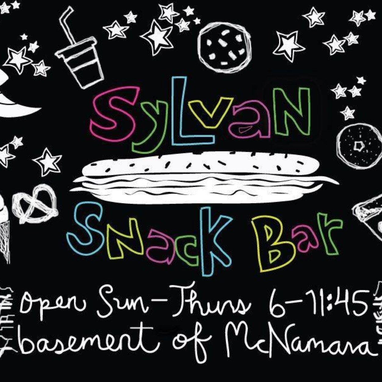 Student-run since 71’📠💪🏼 Located in the basement of McNamara Hall! Hours: 7PM-11:45PM, Sun-Thurs