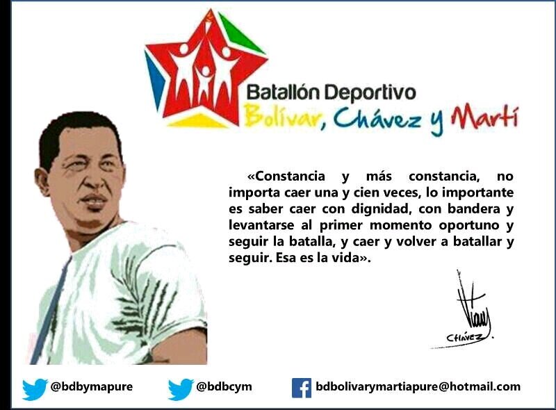 Frente Deportivo Social con Principios y Valores de etica moral y dignidad Humana brindando respuestas tecnicas practicas y profesionales a Vzla.