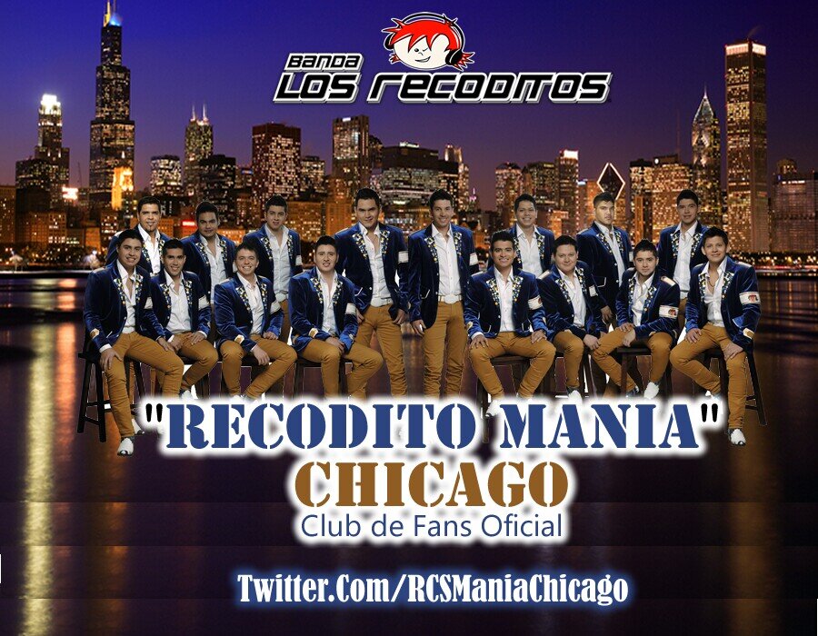 Club de fans apoyando a @BANDARECODITOSS desde Chicago! @samuelrecodito @flacorecoditos