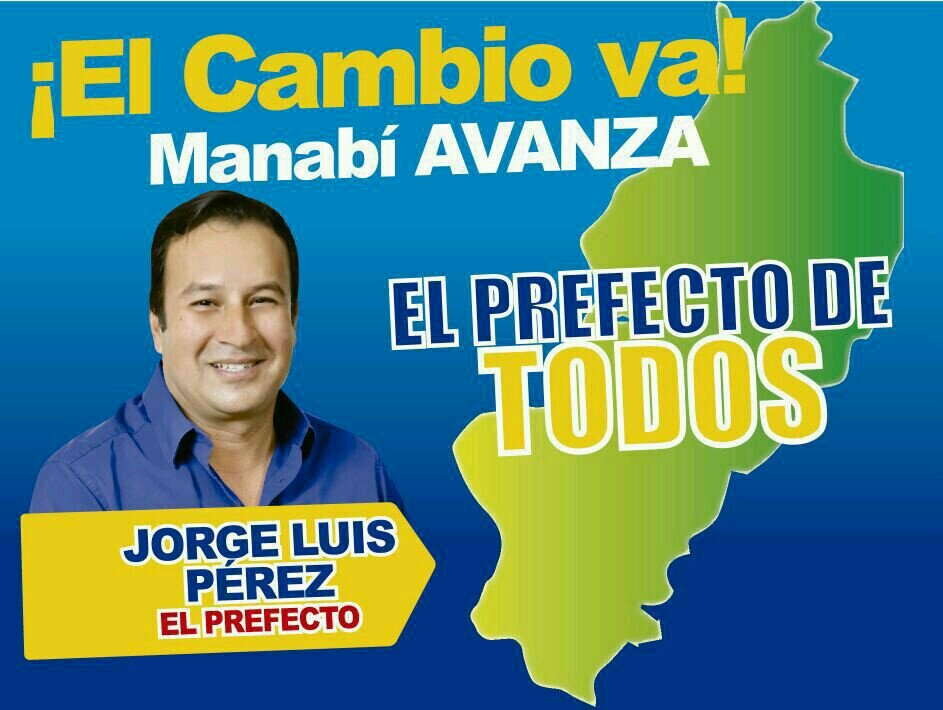 Ing. Jorge Luis Perez Candidato a Prefecto de Manabi. Hombre capacitado para la prefectura de Manabí