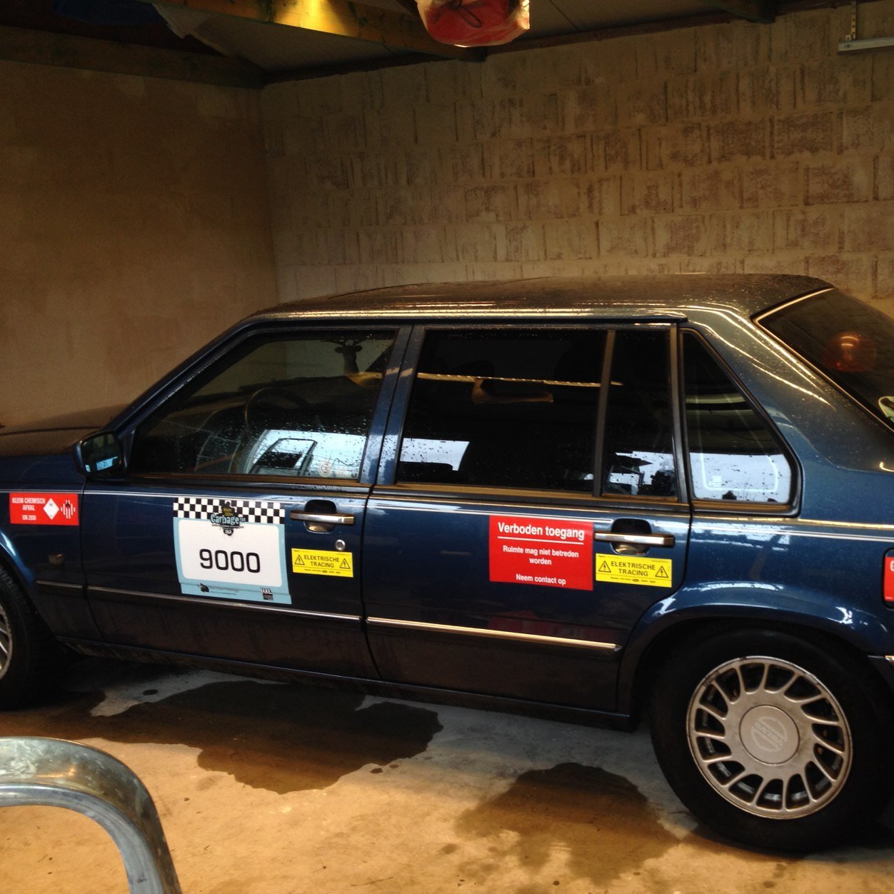 Twee hele nette mensen rijden de winter carbagerun 2014
