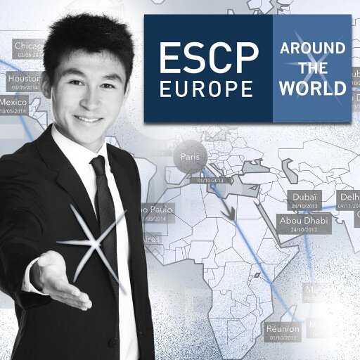 A round-the-world trip of an @ESCPEurope student to : meet the #Alumni & share their story with others / Illustrate The European identity, Global perspective